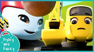 🚧 Watch Out Dazey 🚜  Digley and Dazey  Kids Construction Truck Cartoons [upl. by Pogah112]