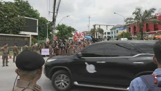 Exleader Thaksin brought to prison after return to Thailand  AFP [upl. by Ennyleuqcaj]