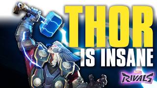 Marvel Rivals  Thor Guide  Real Matches Skills Abilities Tips [upl. by Maharva]