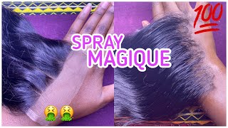 COMMENT CUSTOMISER SA LACE FRONTALE  DIY SPRAY TEINTÉ [upl. by Lairea234]