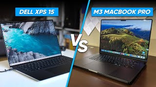 M3 MacBook Pro Vs Dell XPS 15  Comparing Pro Laptops [upl. by Niotna]