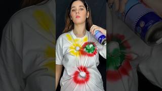 DIY shirt with paint spray shorts [upl. by Searby]