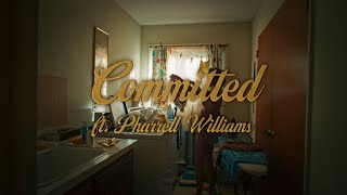 Rauw Alejandro amp Pharrell Williams  Committed Lyric Video [upl. by Annaeed]