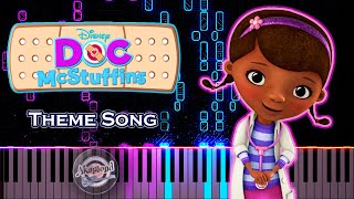 Doc Mcstuffins Theme Song Piano Tutorial [upl. by Almena545]