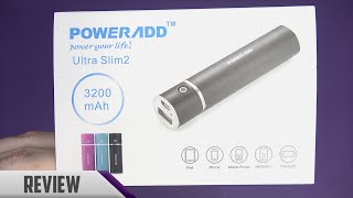 Poweradd Ultra Slim 2 3200mAh Portable Charger [upl. by Worthy]