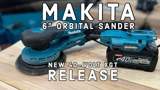 MAKITA 40V XGT 6inch Random Orbital Sander GOB01CZ [upl. by Behn]