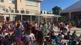 Lusher Charter kindergartners sing and dance to graduating seniors [upl. by Town]