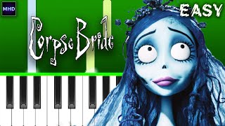 Corpse Bride  Tears to Shed  Piano Tutorial EASY [upl. by Bonar]