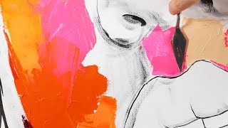 How to make acrylics work and look like oils [upl. by Ambur]