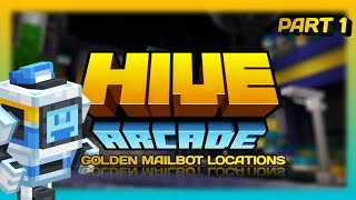 Locations Of The Golden MailBots  Hive Arcade Part 1 [upl. by Ycniuqal]