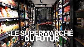 Le supermarché du futur inauguré à Paris [upl. by Veradi]