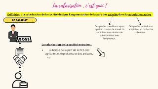 La salarisation de la société  1 notion en 2 minutes [upl. by Ornie]