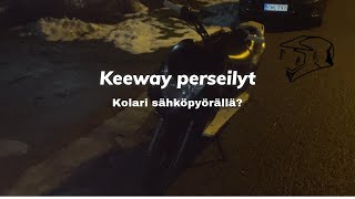 Keeway perseilyt kolari sähköpyörällä [upl. by Barris640]