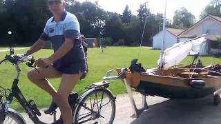 Passagemaker Dinghy Transport mit Ebike  Dinghy Sailing [upl. by Canotas]