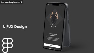 App Onboarding Screens UIampUX design  Figma tutorial  02  Onboarding Screen Figma [upl. by Yseulta663]