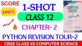 Python Revision Tour2 Class 12  1 Shot Video Computer Sciencecbse StringTupleListDictionary [upl. by Ambler]