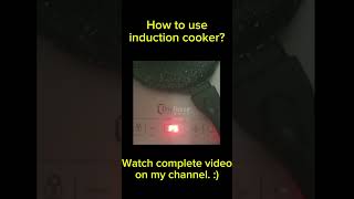 How to use an induction cooker A beginners guide induction [upl. by Mayrim]