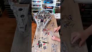 LEGO Star Wars 75192 UCS Millennium Falcon Speed Build shorts lego starwars speedbuild [upl. by Ardnosac]