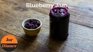 Blueberry Jam recipe  HOW TO MAKE homemade Blueberry Jam  JorDinner [upl. by Attela]