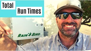 How To Find the Total Run Times on a Rain Bird ESPLXME Sprinkler Controller [upl. by Quintin]