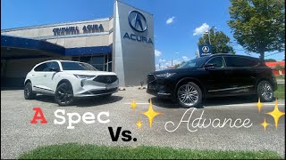 Acura MDX  ASpec vs Advance Which One Has What You Need Let’s Find Out [upl. by Nodababus]