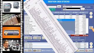 Caisse enregistreuse de restaurant  La gestion des stocks [upl. by Assirram]