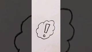 How to draw exclamations step by step 2 كيفية رسم علامات تعجب خطوة بخطوة [upl. by Curhan]