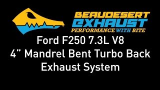 Beaudesert Exhausts Ford F250 [upl. by Bahner]