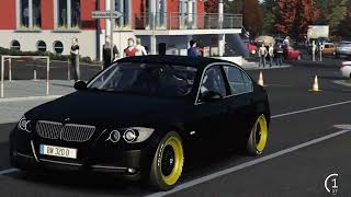 474 WHP Street Tuned BMW E90 320d Exterior  Nordschleife Tourist Assetto Corsa [upl. by Owain]