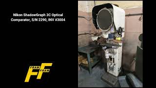 Nikon ShadowGraph 3C Optical Comparator SN 2290  St Paul MN  Closes December 3rd 2024 [upl. by Suiramaj]