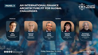 Plenary III An International Finance Architecture Fit for Global Challenges [upl. by Ken]