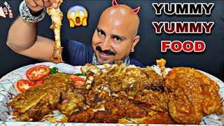 MUTTON LEG  WHOLE DESI CHICKEN  CHICKEN TOOTHPICKS  Ulhas Kamathe  Chicken leg piece [upl. by Doralynn]