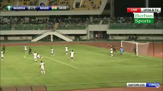 Nigeria vs Niger 3  1 Goals Highlights U20 Afcon Qualifiers [upl. by Yadroc]