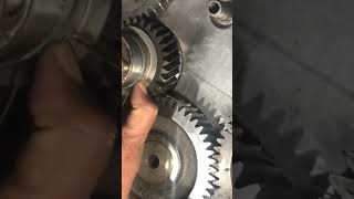 Installing camshaft and setting timing on John Deere 4045 4 cylinder engine johndeeregreen [upl. by Notgnirrab508]