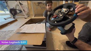 Unboxing Volan Logitech G29 Driving Force [upl. by Yelime689]