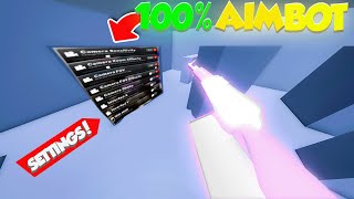 Best Settings That Will Give You AimBot🎯 Roblox Rivals [upl. by Ahsehyt]