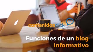 ¿Cuáles son las funciones de un blog informativo [upl. by Ahsenra]