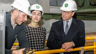 Prince Daniel of Sweden visit Green 14 [upl. by Einwahs]