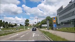 Driving from Glattbrugg to Zürich Flughafen [upl. by Epifano]