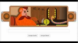 Google Doodle quot Story of the Girl with a litte red capquot Grimm Fairy Tales  200 Birthday [upl. by Yehus416]