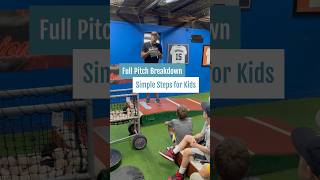 Full Pitching Mechanics  in Simple Steps for Kids [upl. by Aihppa]