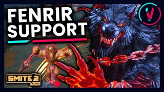 This God Will Make You WIN Your Next Game  Fenrir Support  SMITE 2 ALPHA 10 [upl. by Adnor]