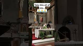 Take this all of you holymass catholicmass catholicchurch shorts  Ester Beatty [upl. by Fromma]