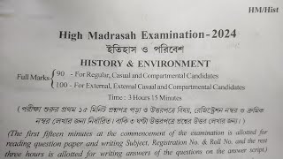 High Madrasah History Question with Answer 2024High Madrasah Examination 2024WBBME [upl. by Eelaroc420]