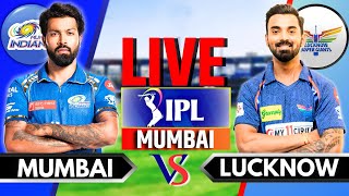 IPL 2024 Live MI vs LSG Match 67  IPL Live Score amp Commentary  Mumbai vs Lucknow  Innings 2 [upl. by Padgett]