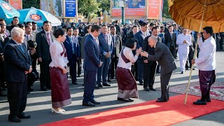 WATER FESTIVAL 2024 Final Day the King come to Celebration with Cambodians and Boats Racers [upl. by Nodnahs]