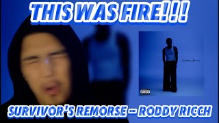 RODDY RICCH IS BACK  Survivors Remorse  Roddy Ricch FIRST REACTIONREVIEW [upl. by Hyozo]