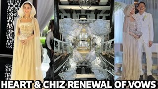 Chiz Escudero and Heart Evangelista Renew Wedding Vows♥️Kasal ni Heart Evangelista at Chiz Escudero [upl. by Nrobyalc242]