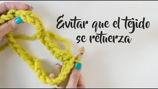 Evitar el tejido retorcido en crochet ¡Cadenetas largas sin torcerse [upl. by Haliehs486]