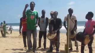 Zouglou music in GrandBassam Cote dIvoire [upl. by Ekusuy]